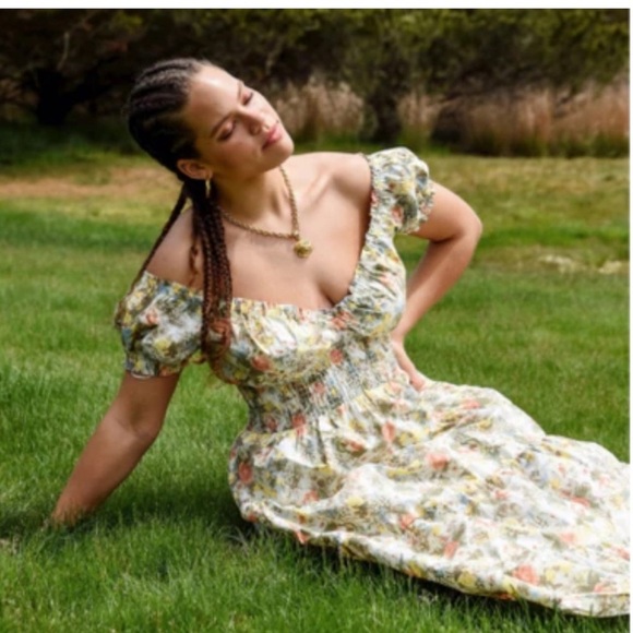 DANIELLE BERNSTEIN Floral Maxi Dress size 1X - Picture 8 of 10